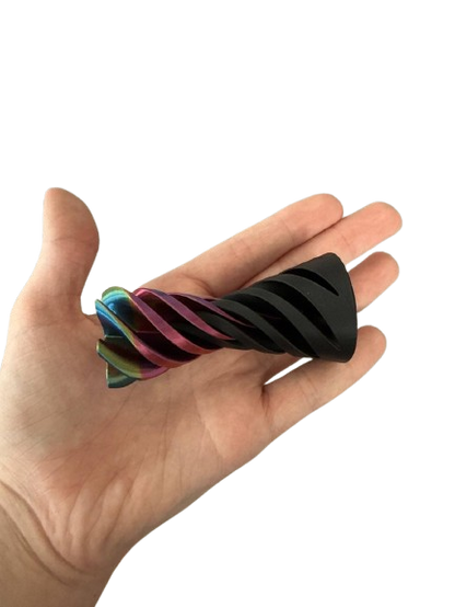 The PrintzMart VerteCone: Impossible Cone Fidget Toy – 2-Piece Spiral Stress Reliever | Magnetic-Feel Twist Core | ADHD Desk Toy for Focus & Anxiety Relief | Unique Geometric Gift
